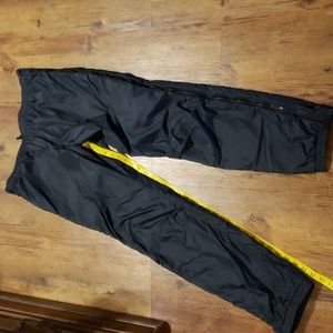 Marmot lined snowboarding ski pants double side zip